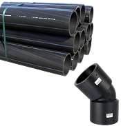 ȚEVI ȘI FITINGURI PLUVIALE (PEHD)